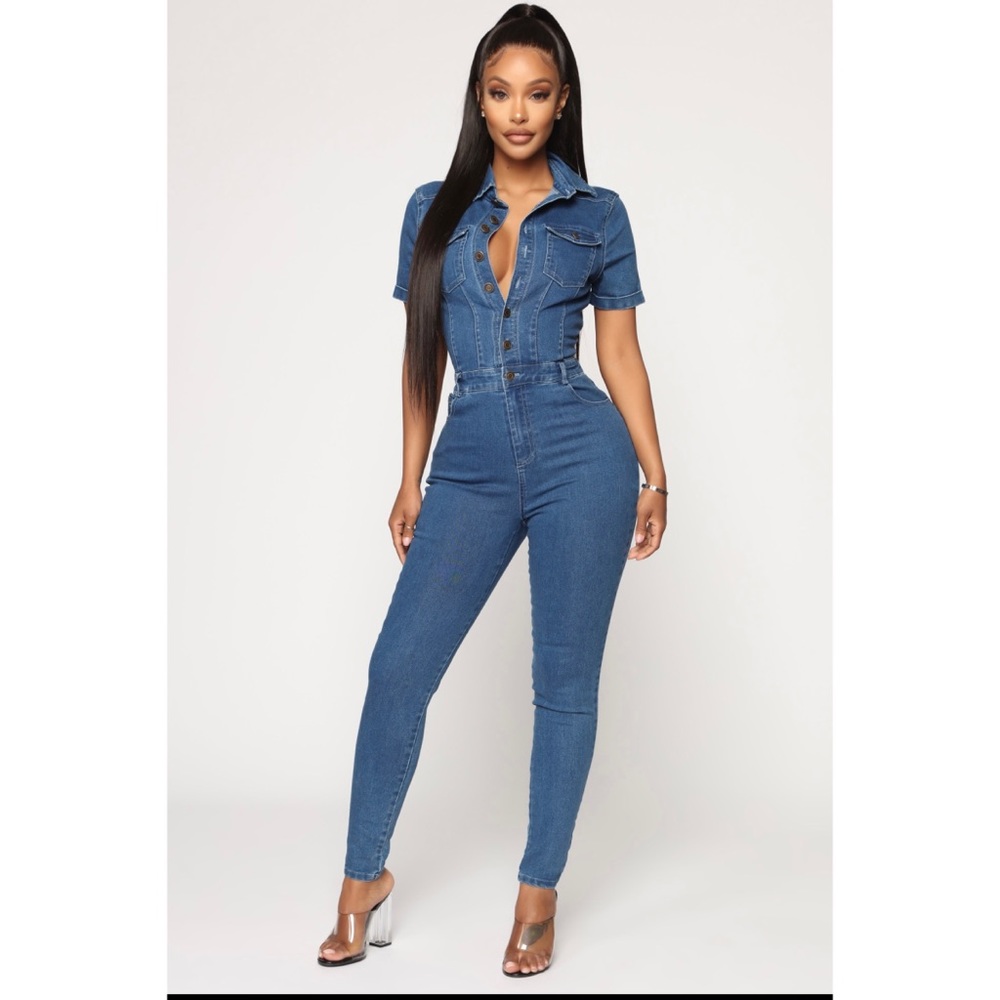 Denim Cutie Jumpsuit
